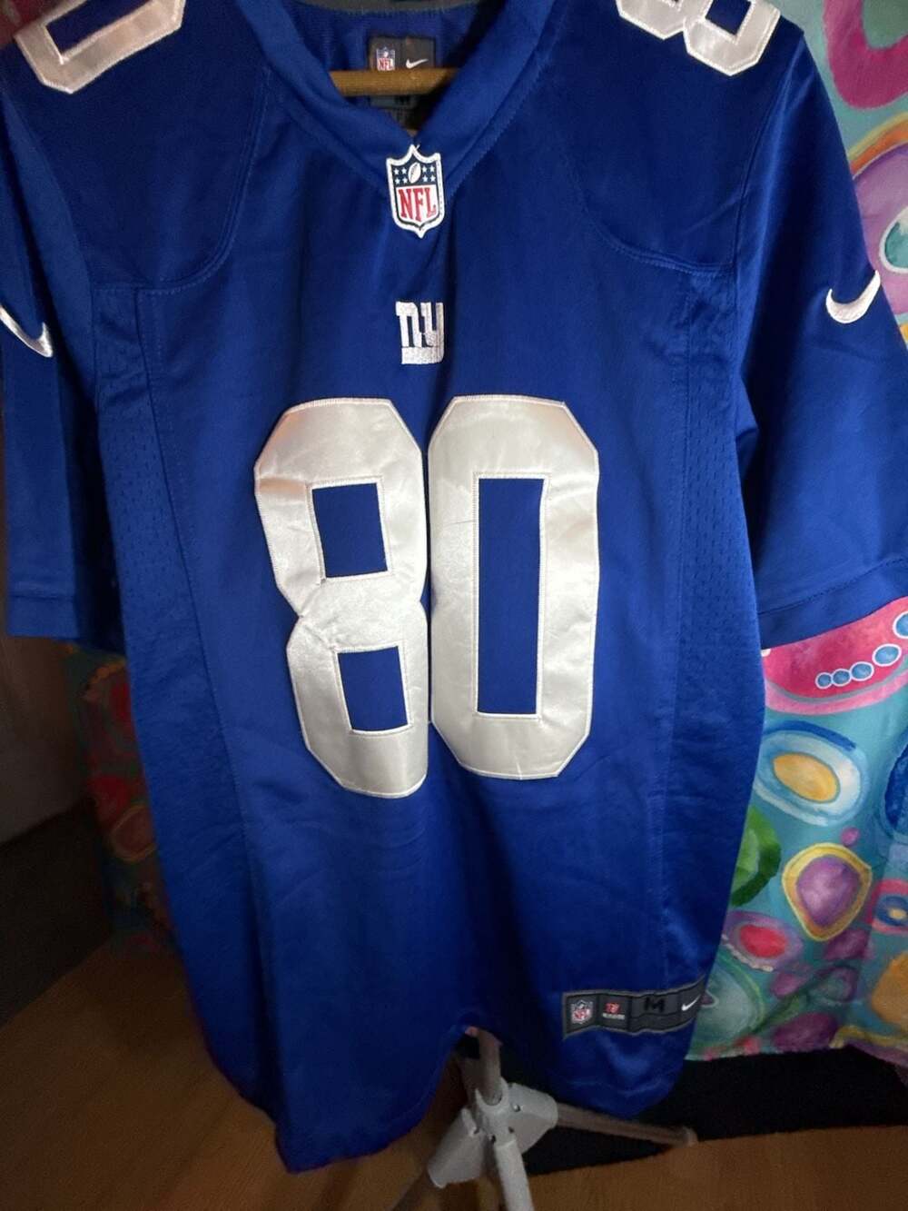 Nike Victor Cruz #80 NY Giants Jersey stitched lettering Mens Medium